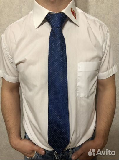 Галстук синий Eterna