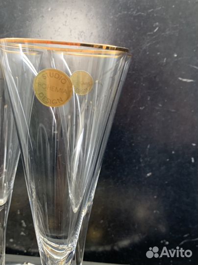 Фужеры для шампанского богемия