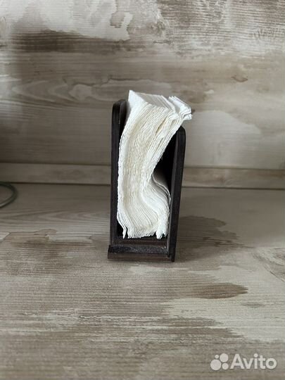 Салфетница деревянная