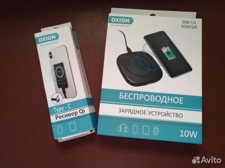 Беспроводная зарядка + ресивер Type-C