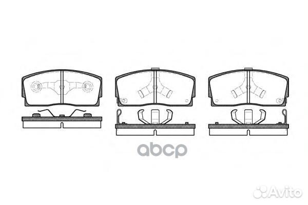 254 02 FDB718572164B колодки дисковые п Daih
