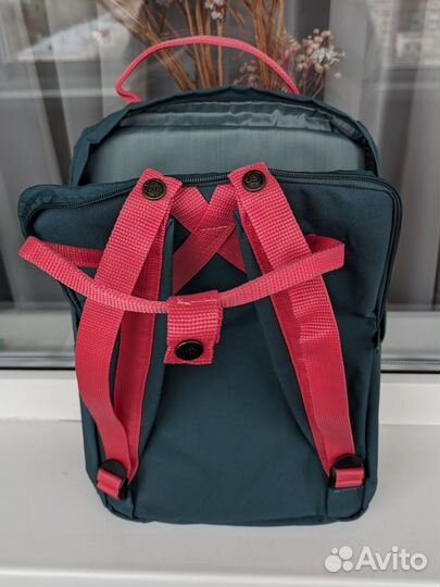 Рюкзак Fjallraven Kanken Laptop 15 Green / Pink