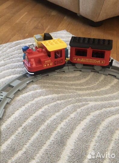 Lego duplo поезд на паровой тяге