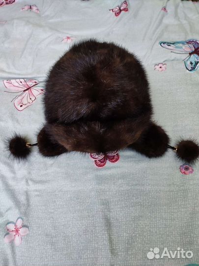 Шапка норковая женская