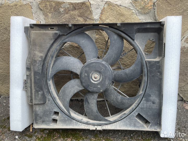 Кожух вентилятора hyundai solaris