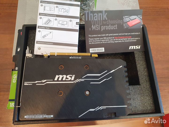 MSI GeForce GTX 1660 Ti gaming X 6G