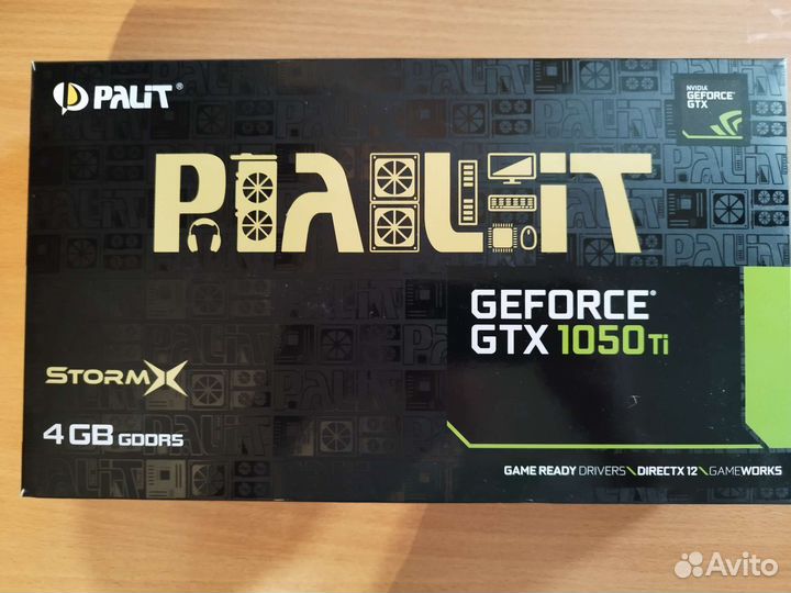 Видеокарта Palit gtx 1050 ti StormX 4gb