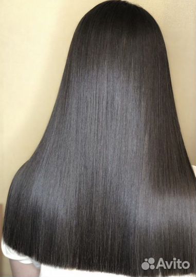 Кератиновое выпрямление волос