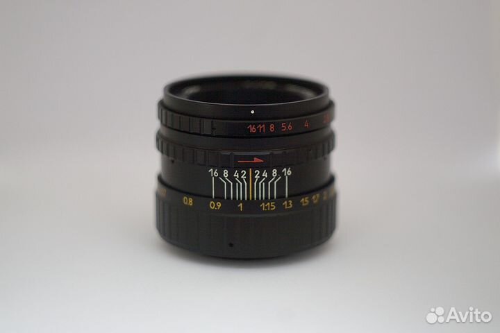 Объектив Гелиос 44-2 + адаптер на Canon