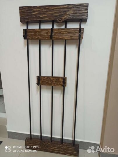 Вешалка Новая Настенная Лофт