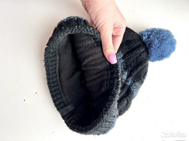 Вязаная шапка мужская