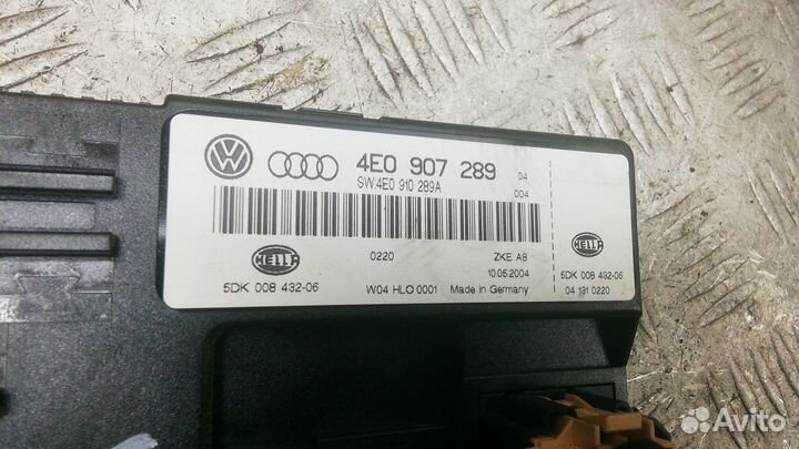 Блок комфорта для Audi A8 D3 4E0910289D