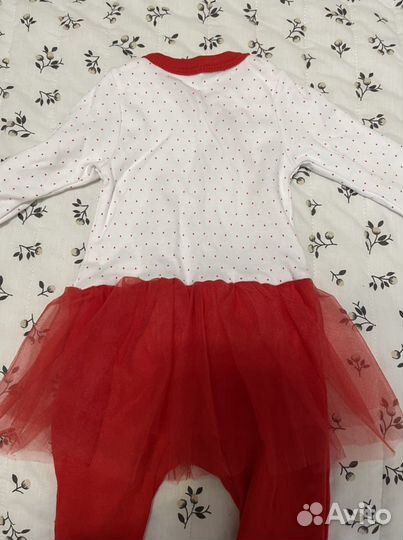 Хлопковый комбинезон новогодний