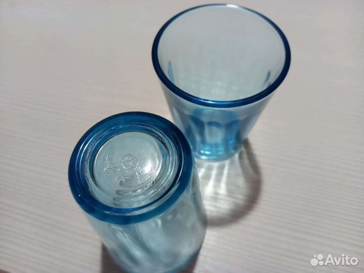 Стаканы урановое стекло