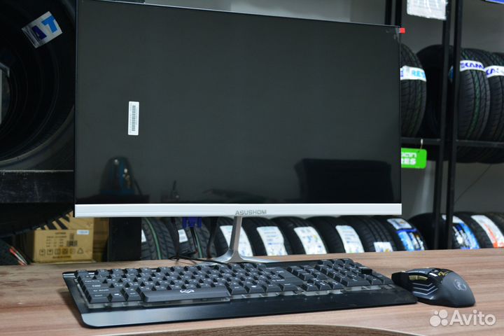 Игровой монитор asushom, 24 дюйма 75 Гц изогнутый