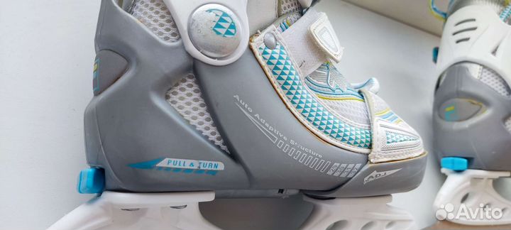 Коньки детские fila раздвижные 29-32