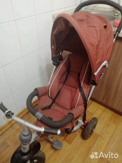 Детский велосипед с ручкой бу