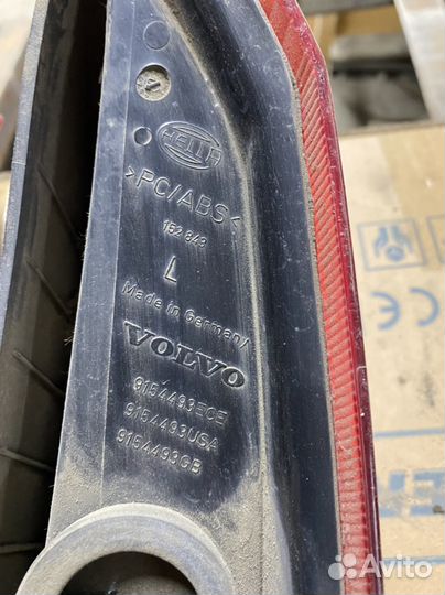 Задние фонари вольво