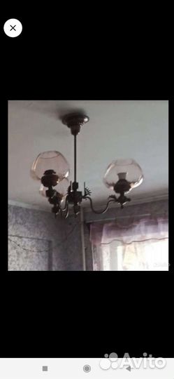 Люстра времен СССР, светильники