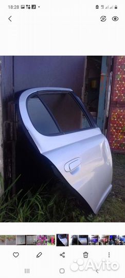 Дверь тойота платц