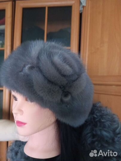 Берет норковый
