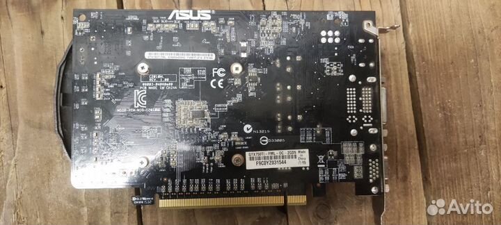 Видеокарта gtx 750ti 2gb