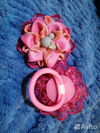 Банты для волос ручной работы