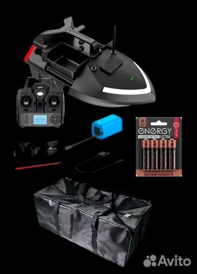 Прикормочный кораблик с GPS