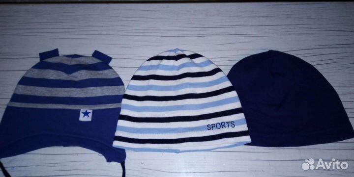 Шапочки для мальчиков
