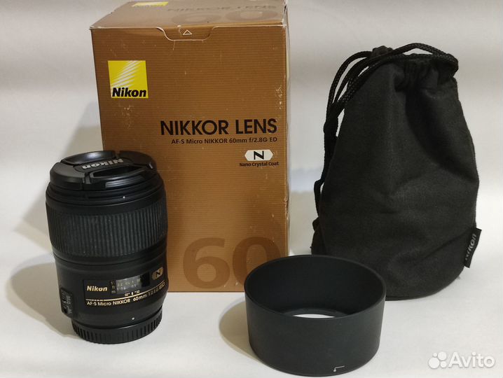 Объектив Nikon 60mm f/2.8G ED AF-S Micro-Nikkor