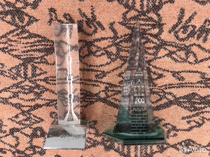 Сувенир СССР Останкинская башня Кремль лот