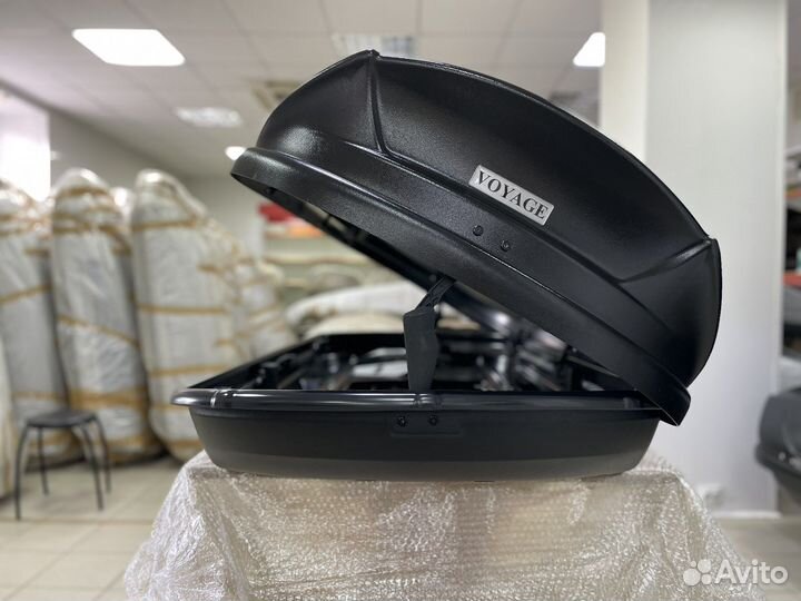 Автобокс Voyage 440л 175см цвет Черный матовый Р