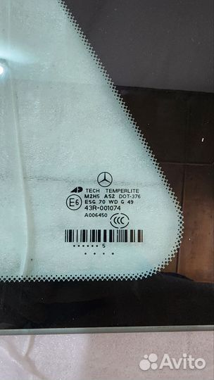 Стекла задние на mercedes GL
