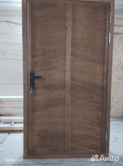 Изготовление входных дверей из массива дерева