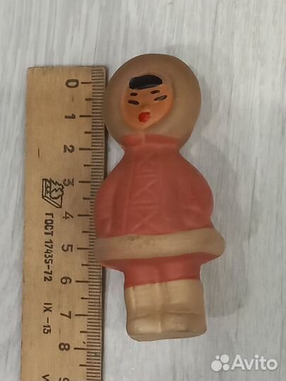 Редкая игрушка СССР.Якутка.Красный треугольник