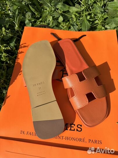 Шлепанцы тапочки женские hermes