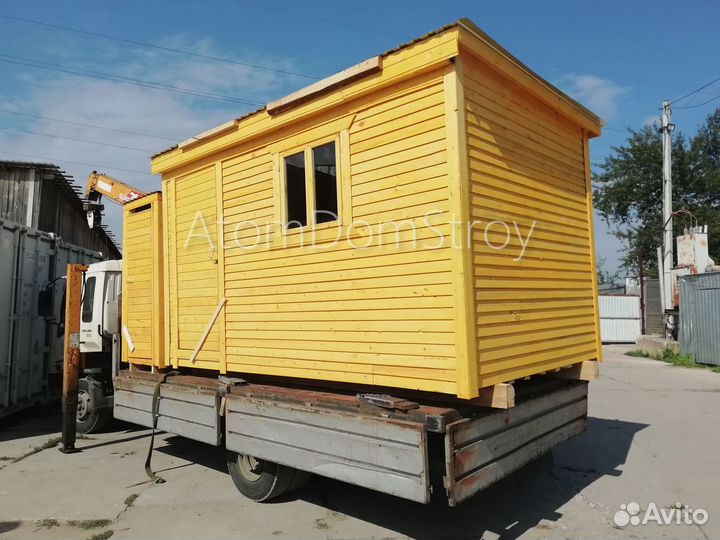 Новые деревянные бытовки