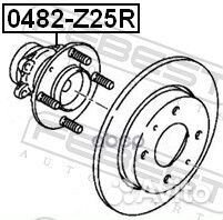 Ступица колеса зад прав/лев 0482Z25R Febest