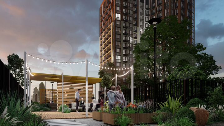 2-к. квартира, 62,2 м², 13/16 эт.