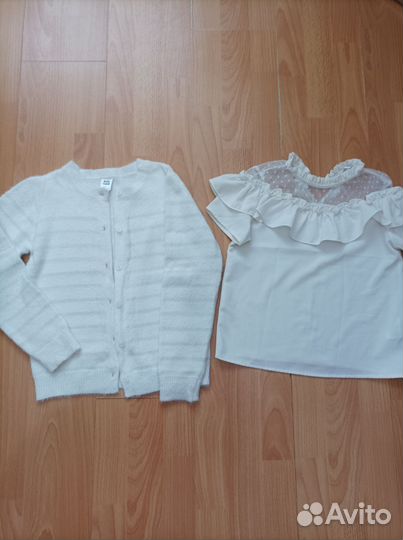 Вещи пакетом на девочку 128-134