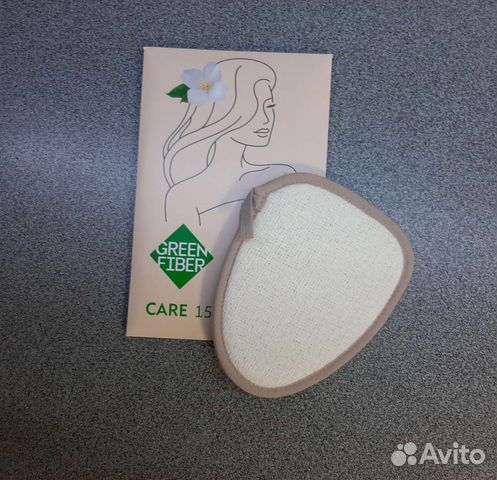 Варежка-спонж двусторонняя aquamagic Laska