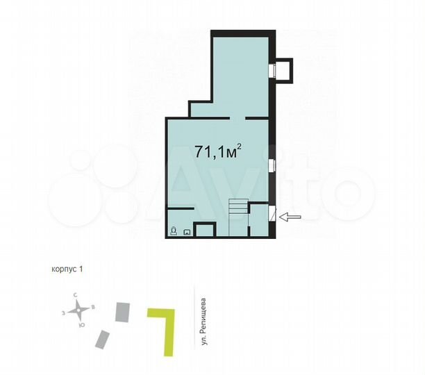 Ликвидное помещение в Приморском районе
