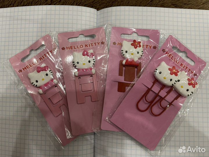 Закладки для книг Hello Kitty