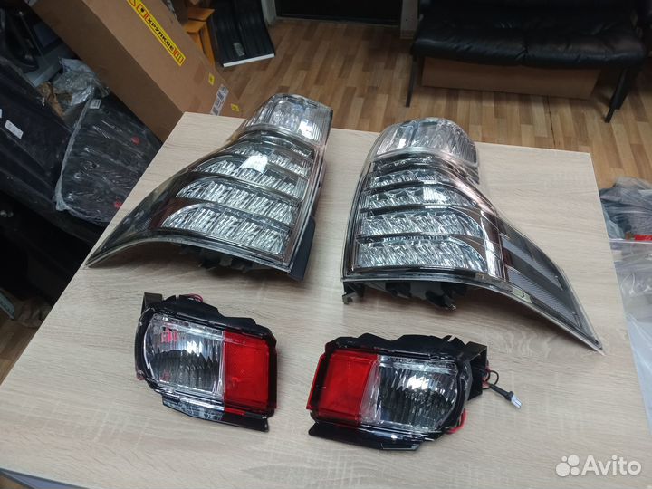 Фонари + катафоты Prado 150 стиль Lexus GX460