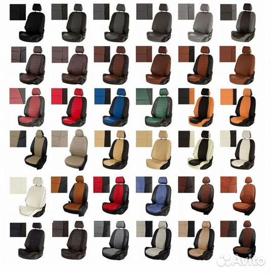 Чехлы на сидeния для Opel Zafira B 2005-2014
