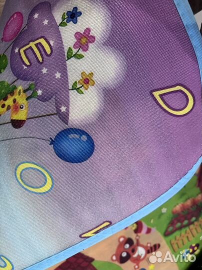 Новый двухсторонний развивающий коврик детский