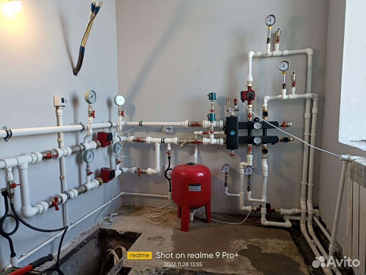 Услуги сантехника отопление