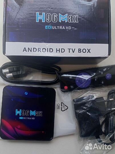 Смарт-TV приставка H-96 MAX android 11