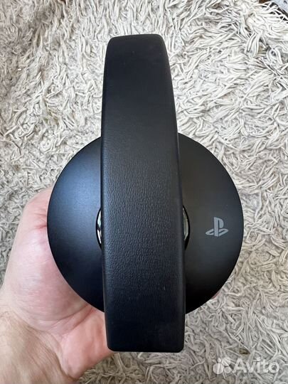 Наушники PS4 PS5 gold wireless headset