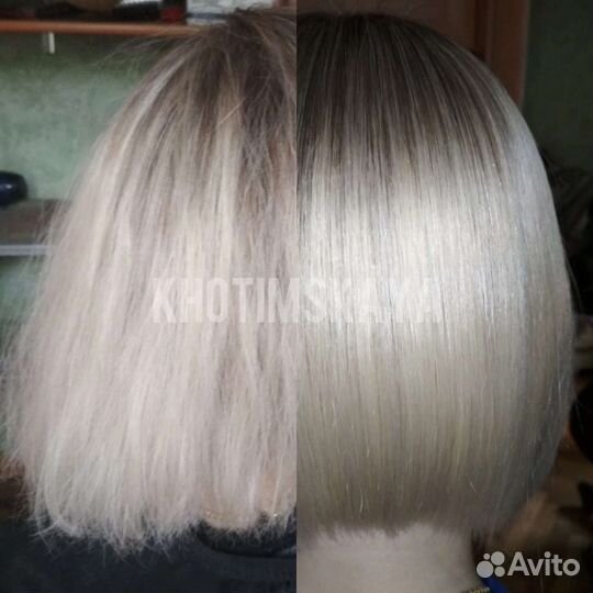 Кератиновое выпрямление